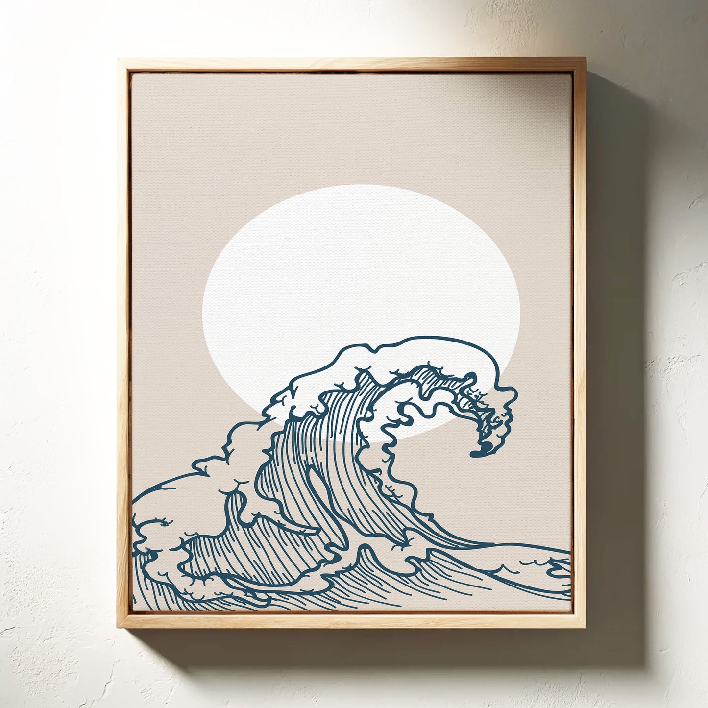 Ocean Lines Dance With Moonlight