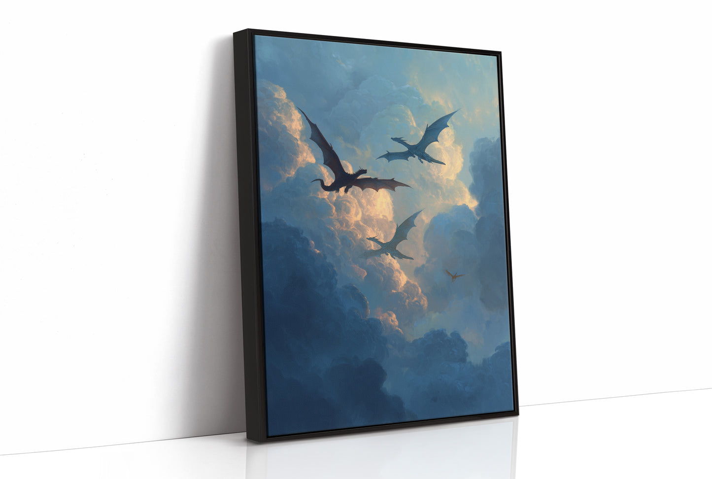 Dragons Soar Through Twilight Skies