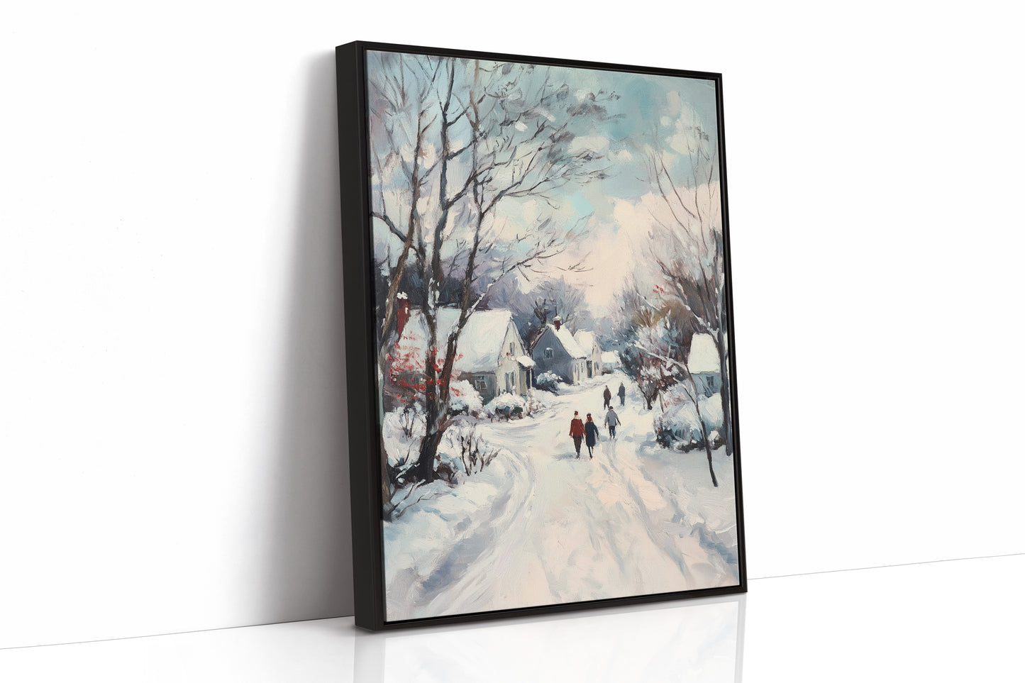 Footsteps Through Winter's Embrace