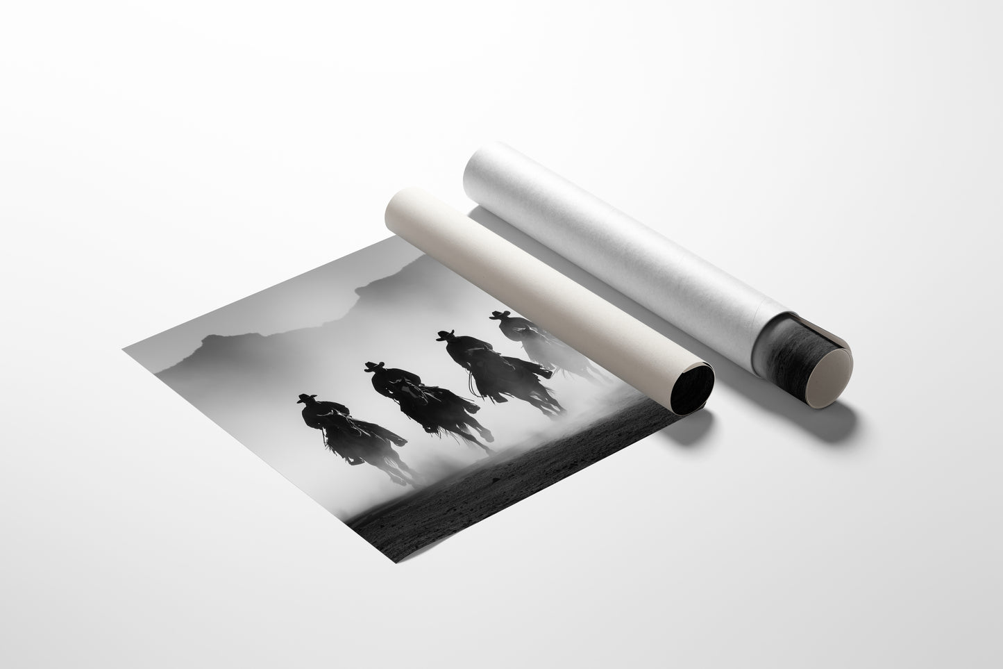 Dawn Riders Chase Mountain Mist