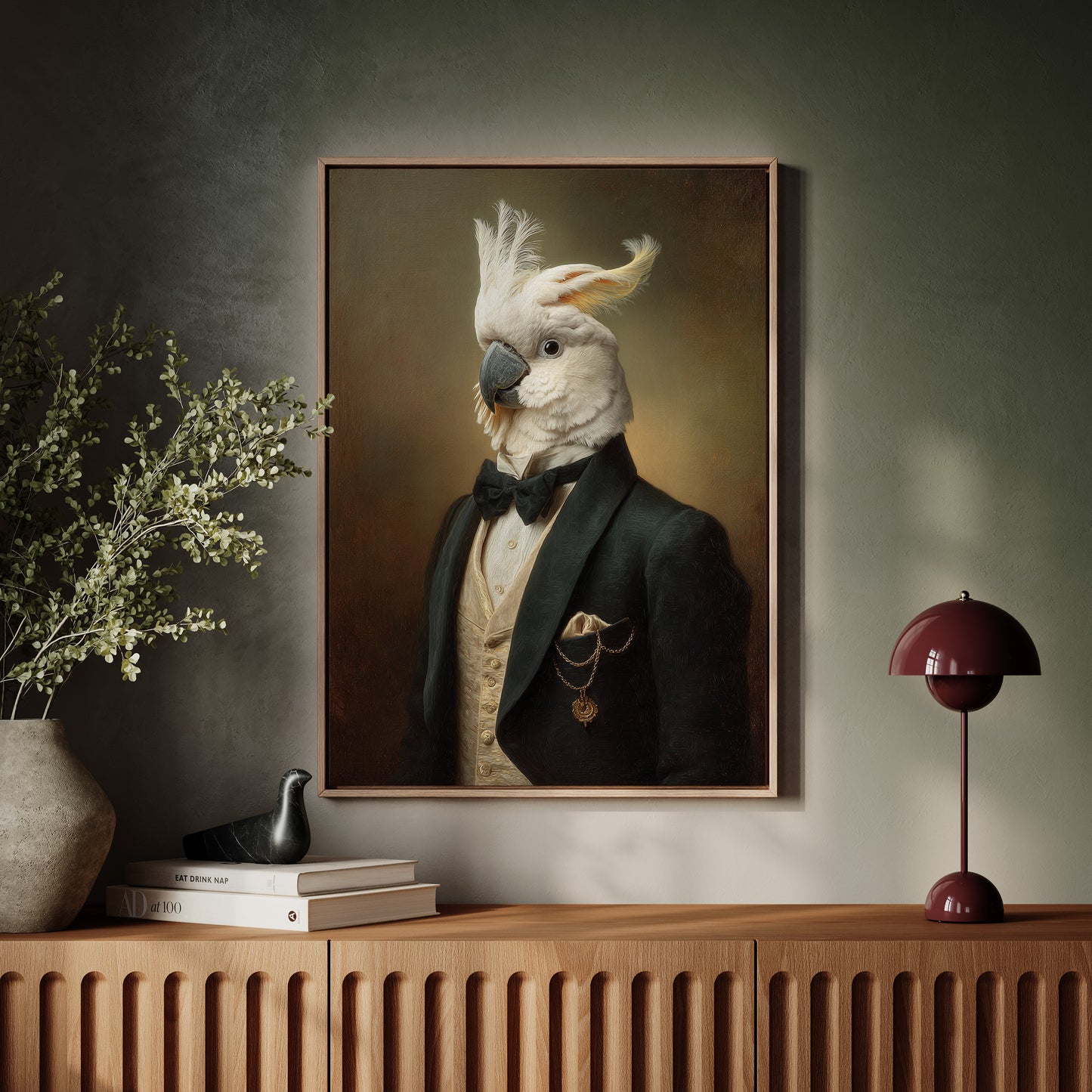 Regal Cockatoo in Formal Attire