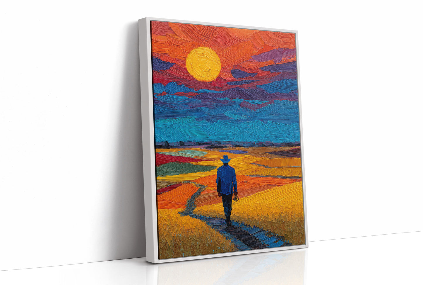 He Walked Until the Sky Caught Fire