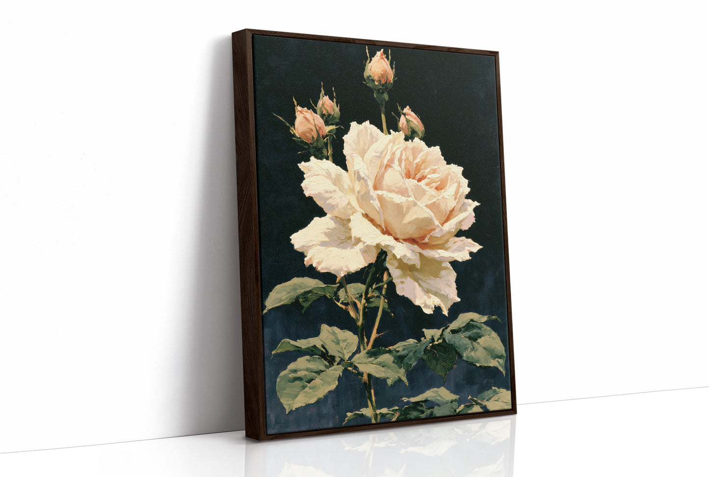 Peach Rose in Midnight