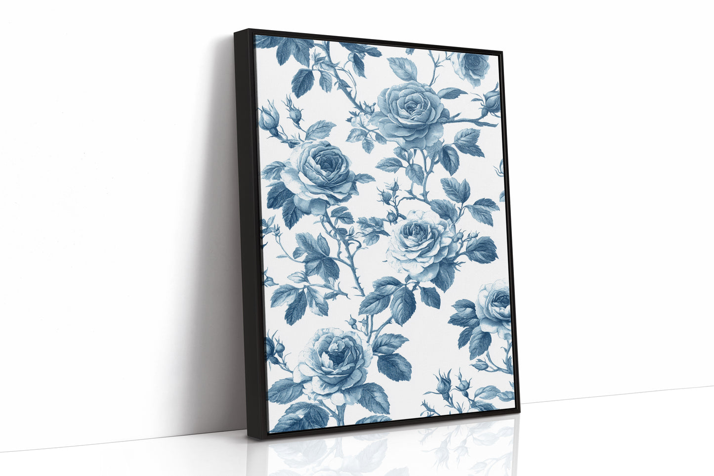 Cerulean Blooms in Quiet Spaces