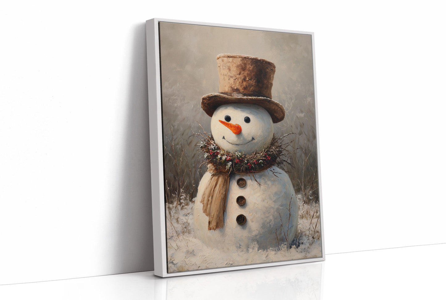 Frosty's Portrait In Golden Light