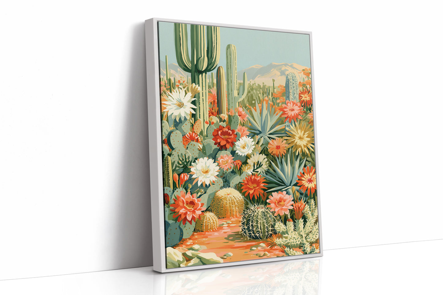 Desert Vista: Blooming Oasis