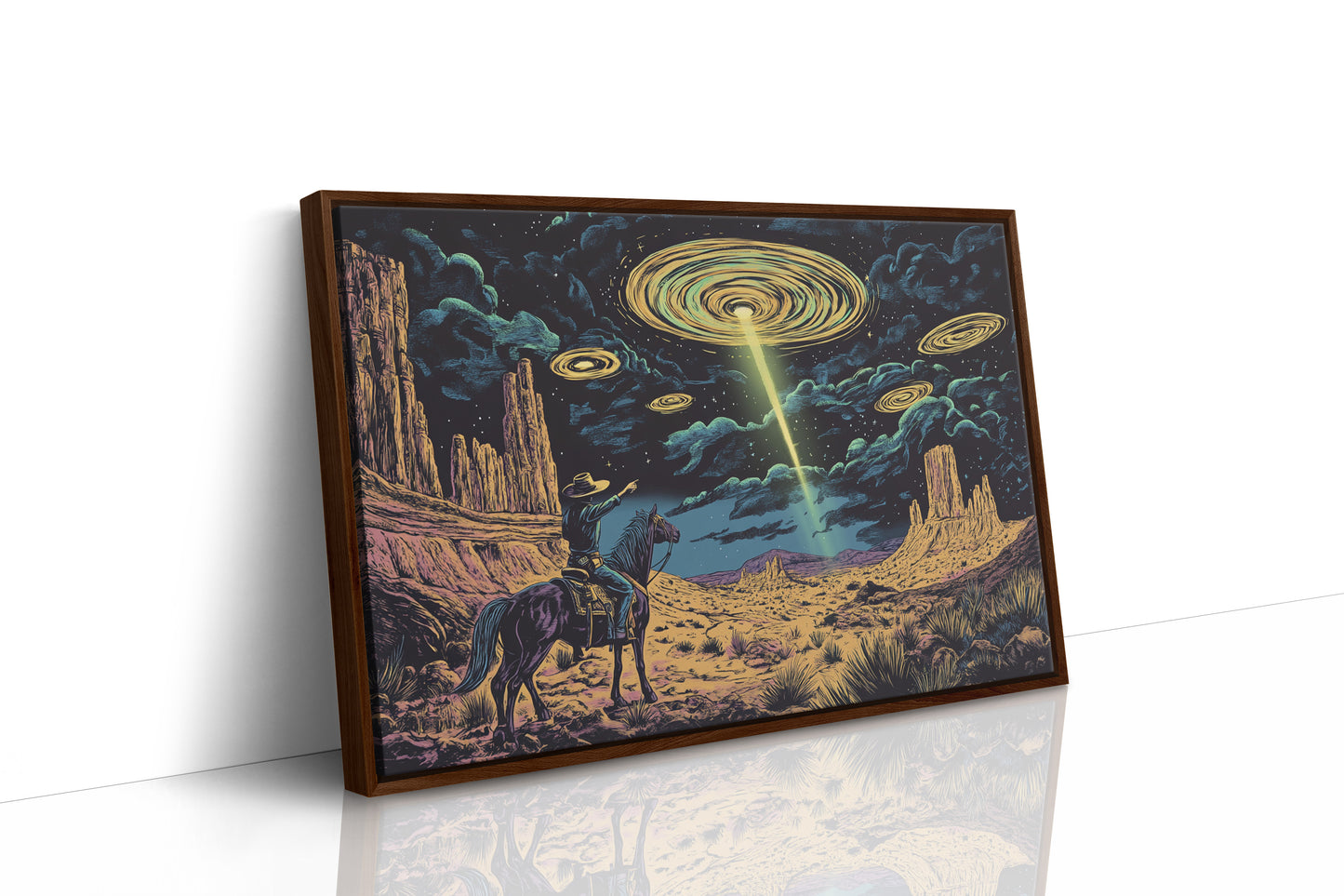 The Arrival Over Monument Valley