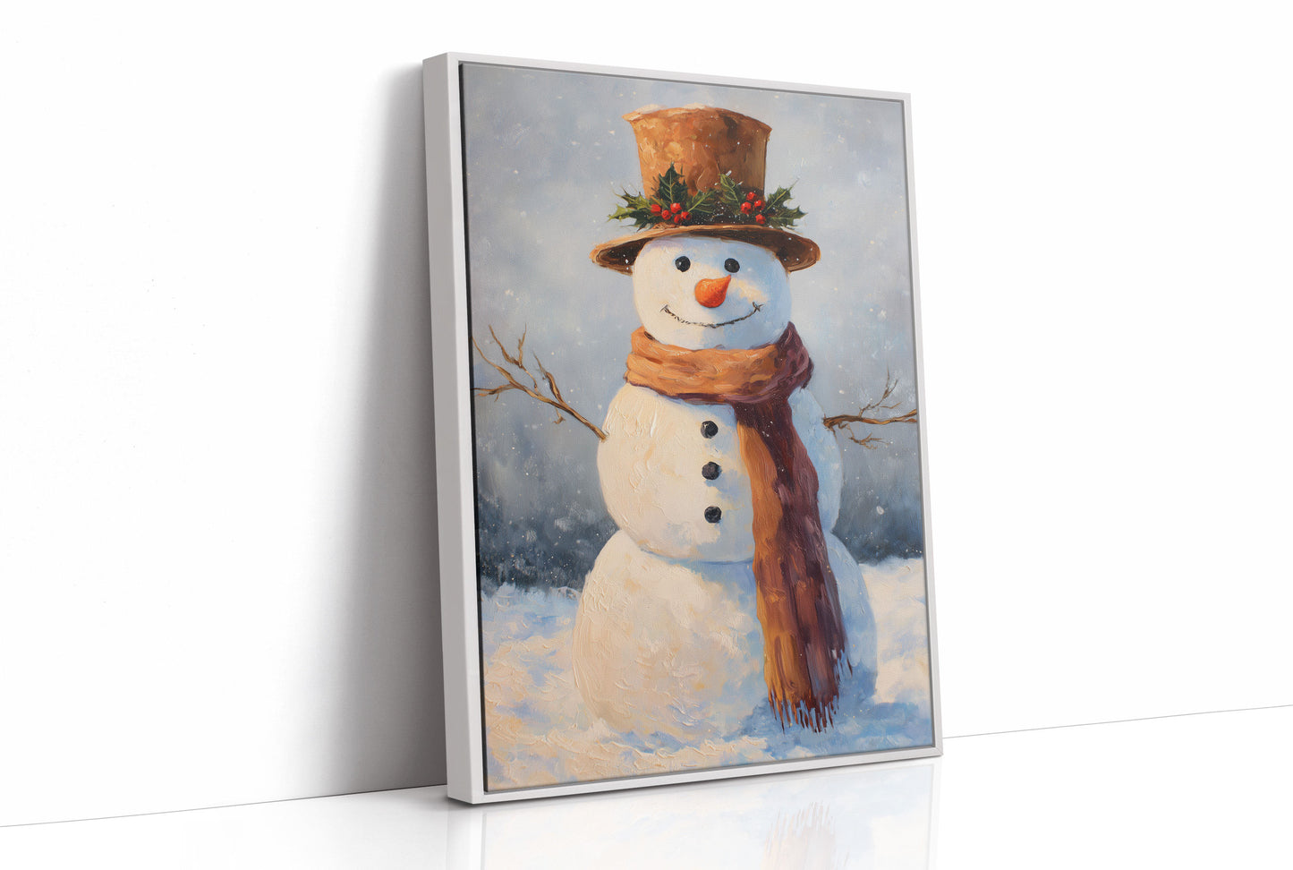 Frosty Wears His Holly Crown