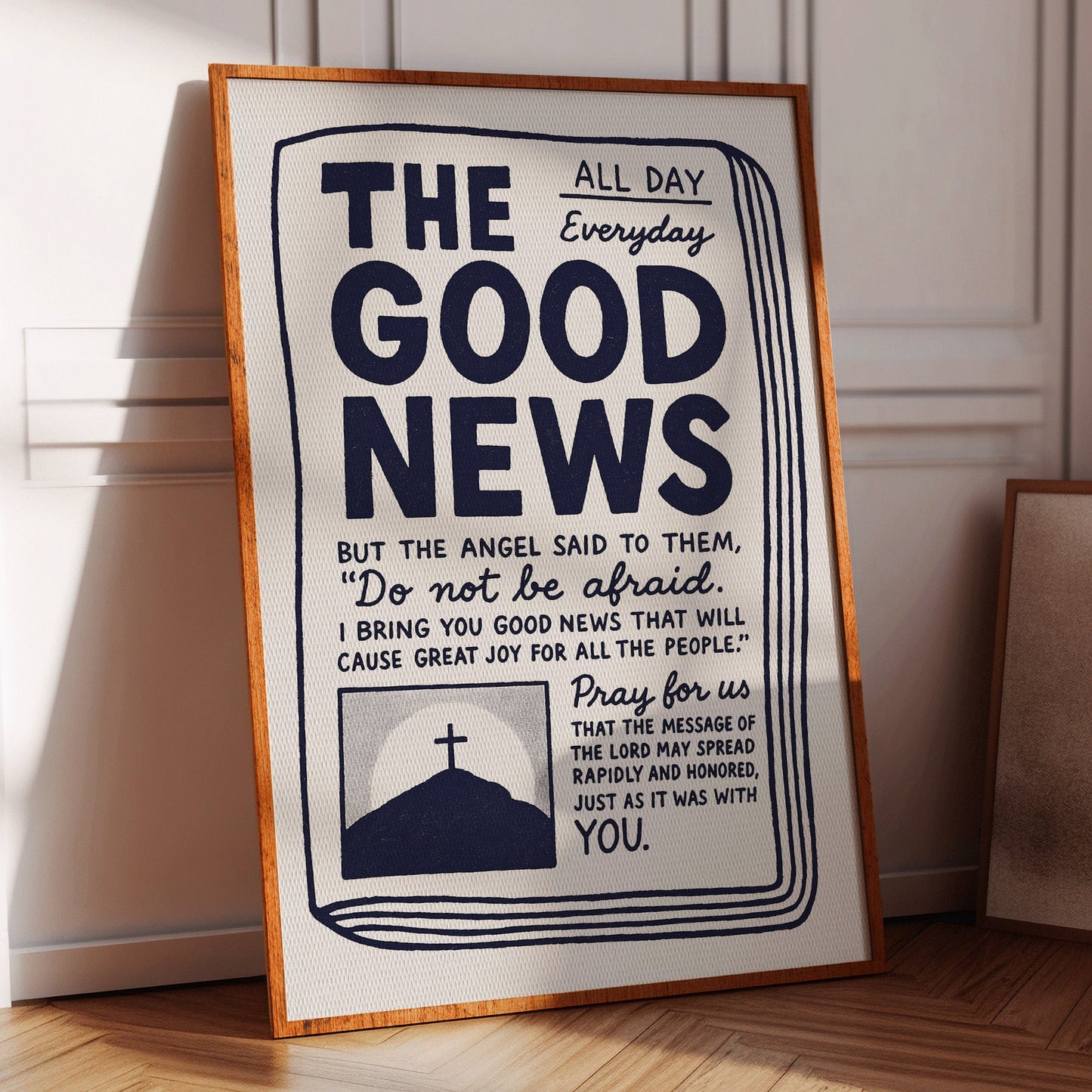 The Good News Everyday Scripture Print