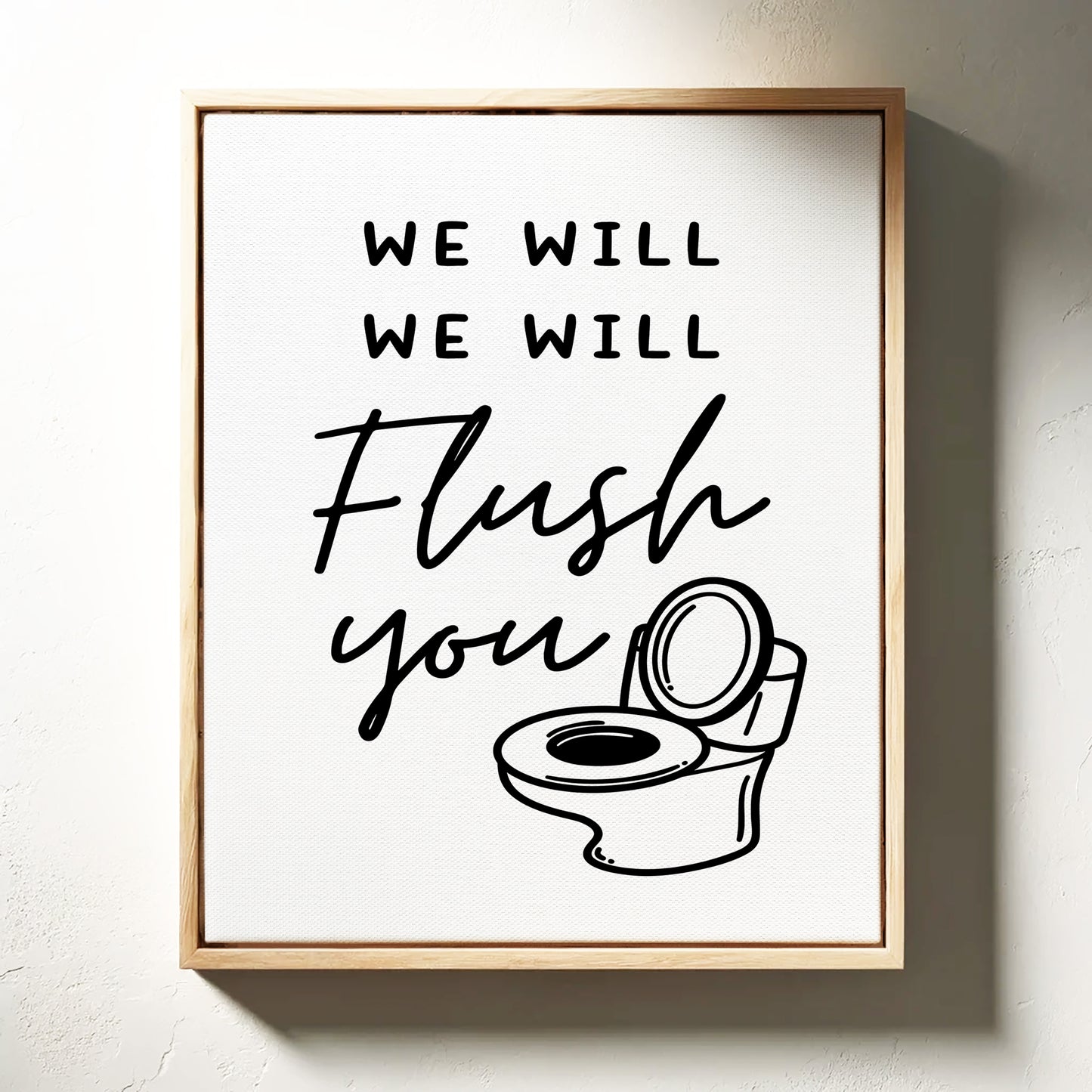 Bold Words For Bathroom Walls