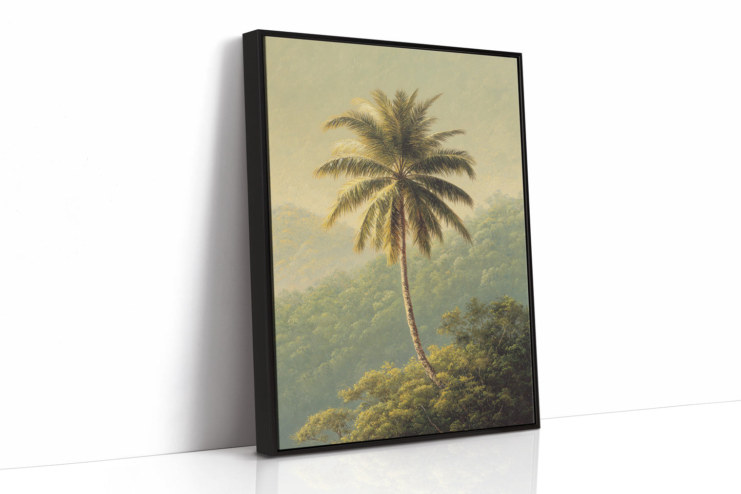 A Solitary Palm's Embrace