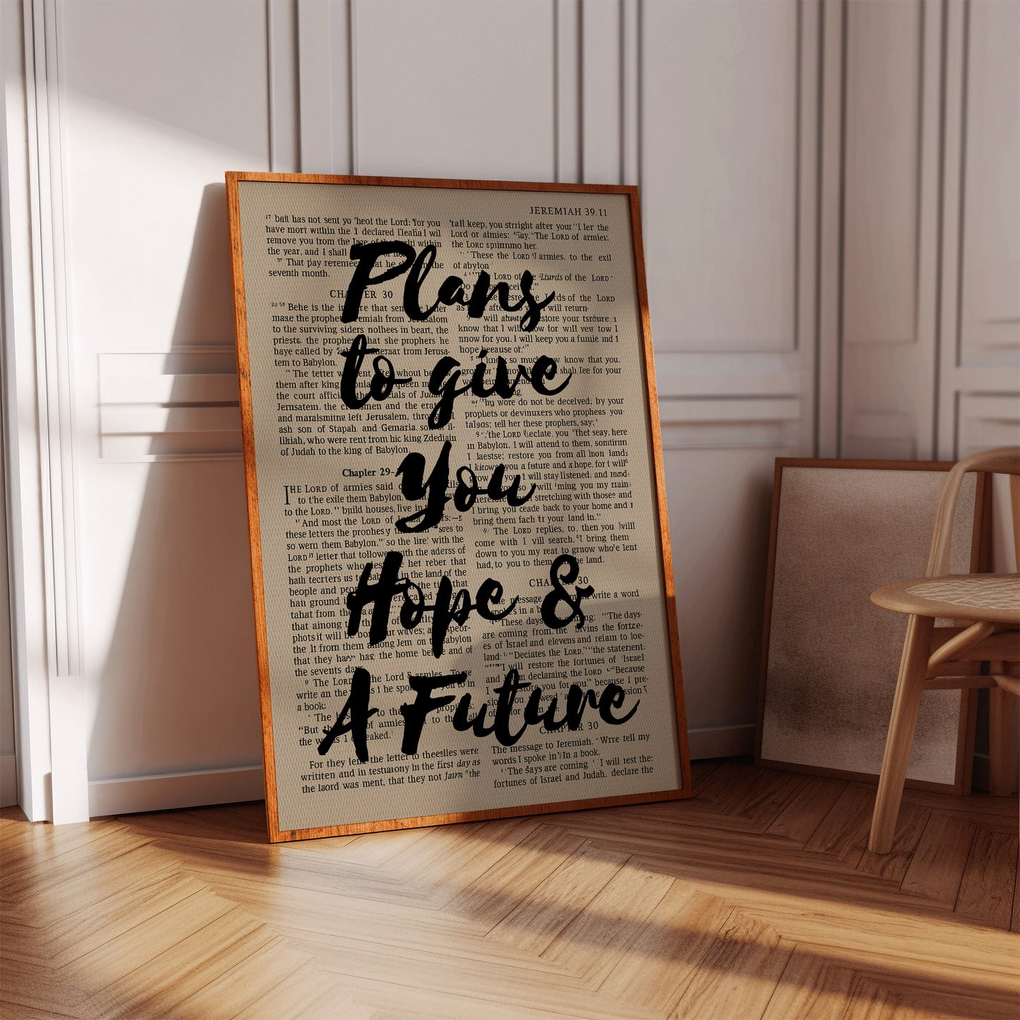 Hope and a Future Scripture Overlay Print