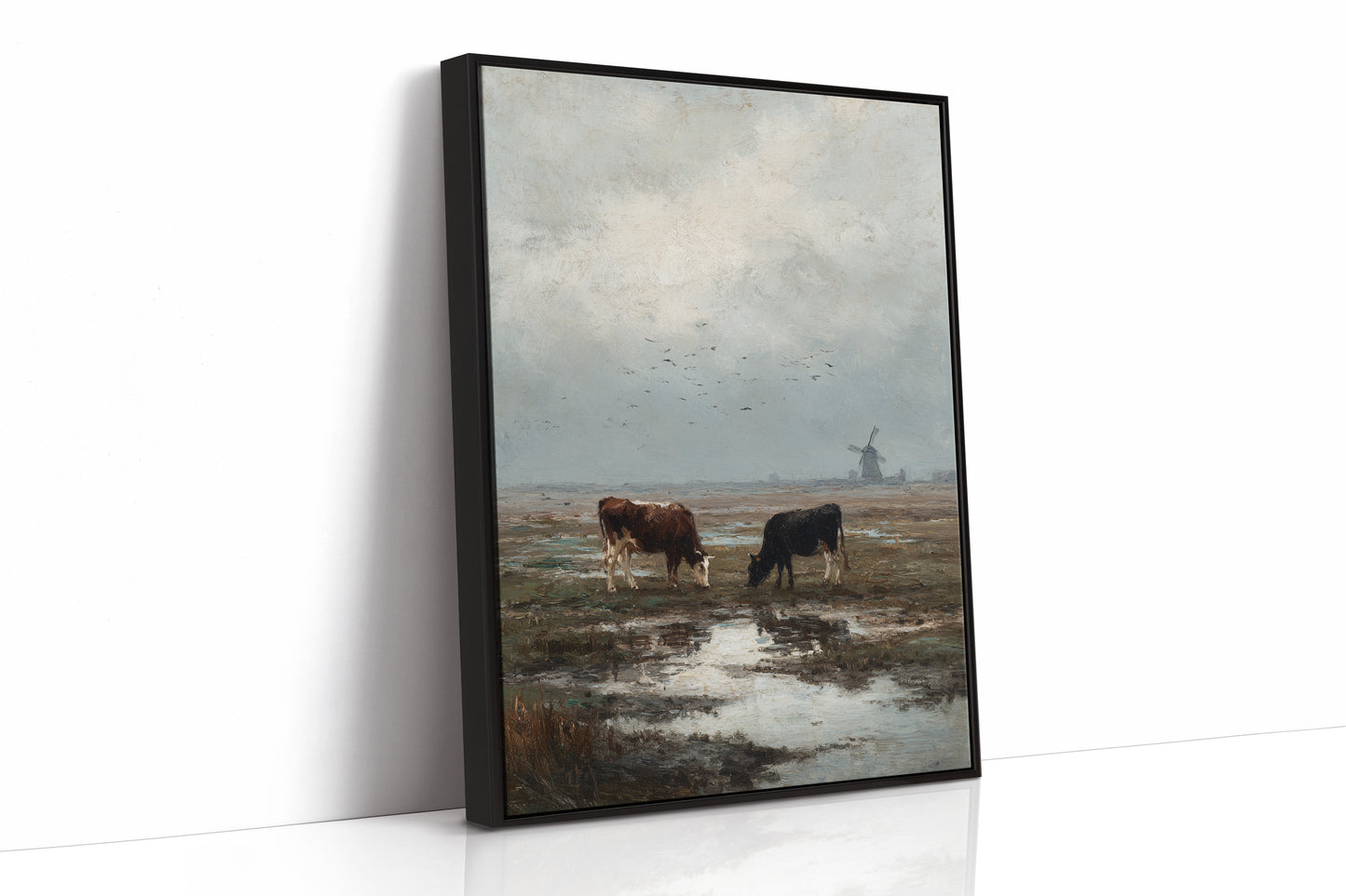 Beneath Clouds, Cows Repose
