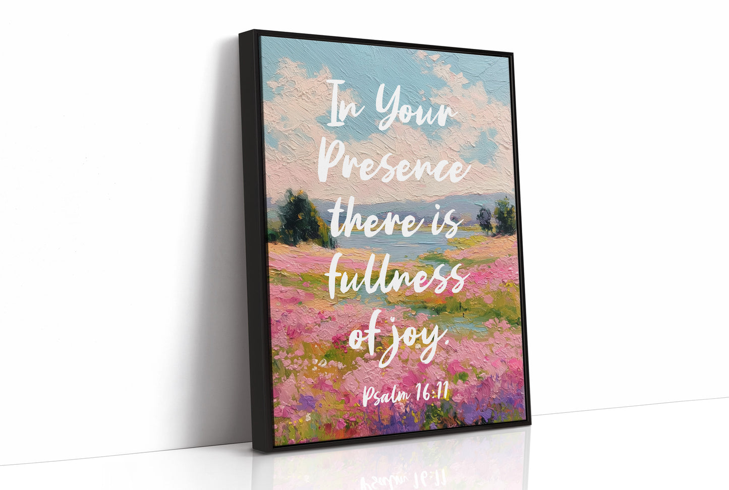 Sacred Words Across Pink Meadows