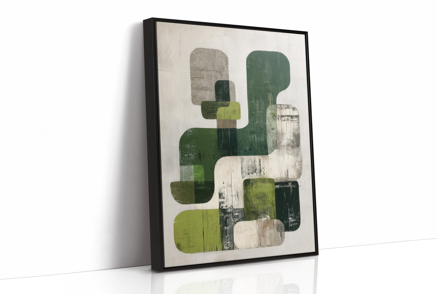 Moss Shapes Dance In Morning Light