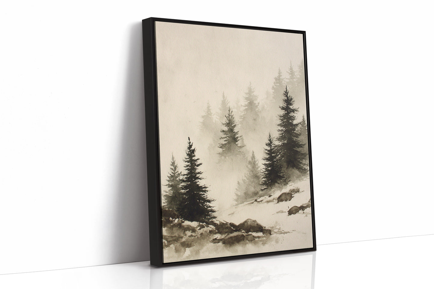 Mist Over Timeless Pines