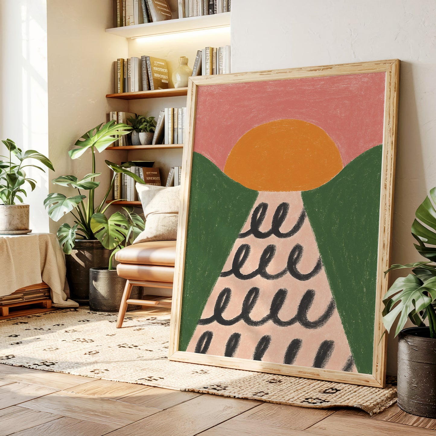 Morning Waves Roll Through Hills