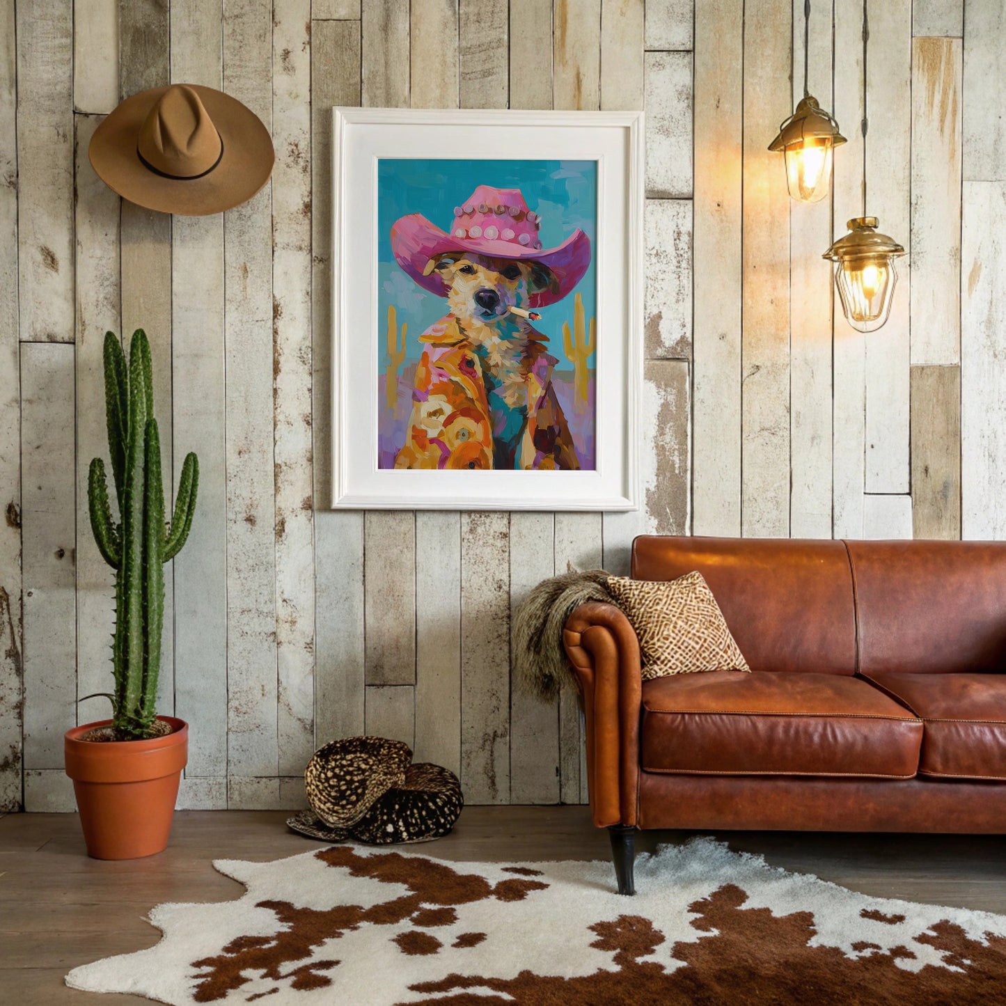 Desert Diva Wears Pink Stetson