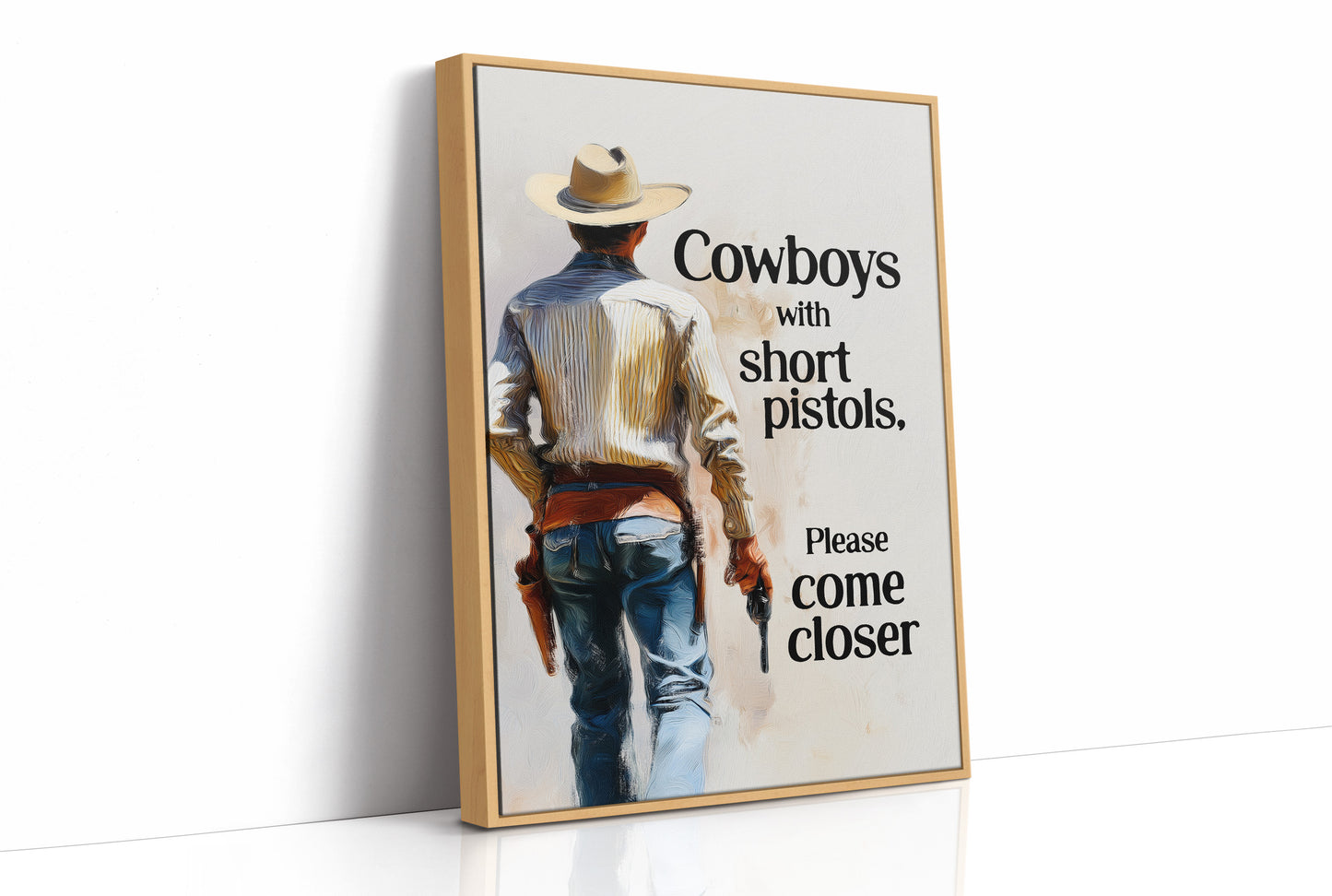Giddy Up Partner Cowboy Print