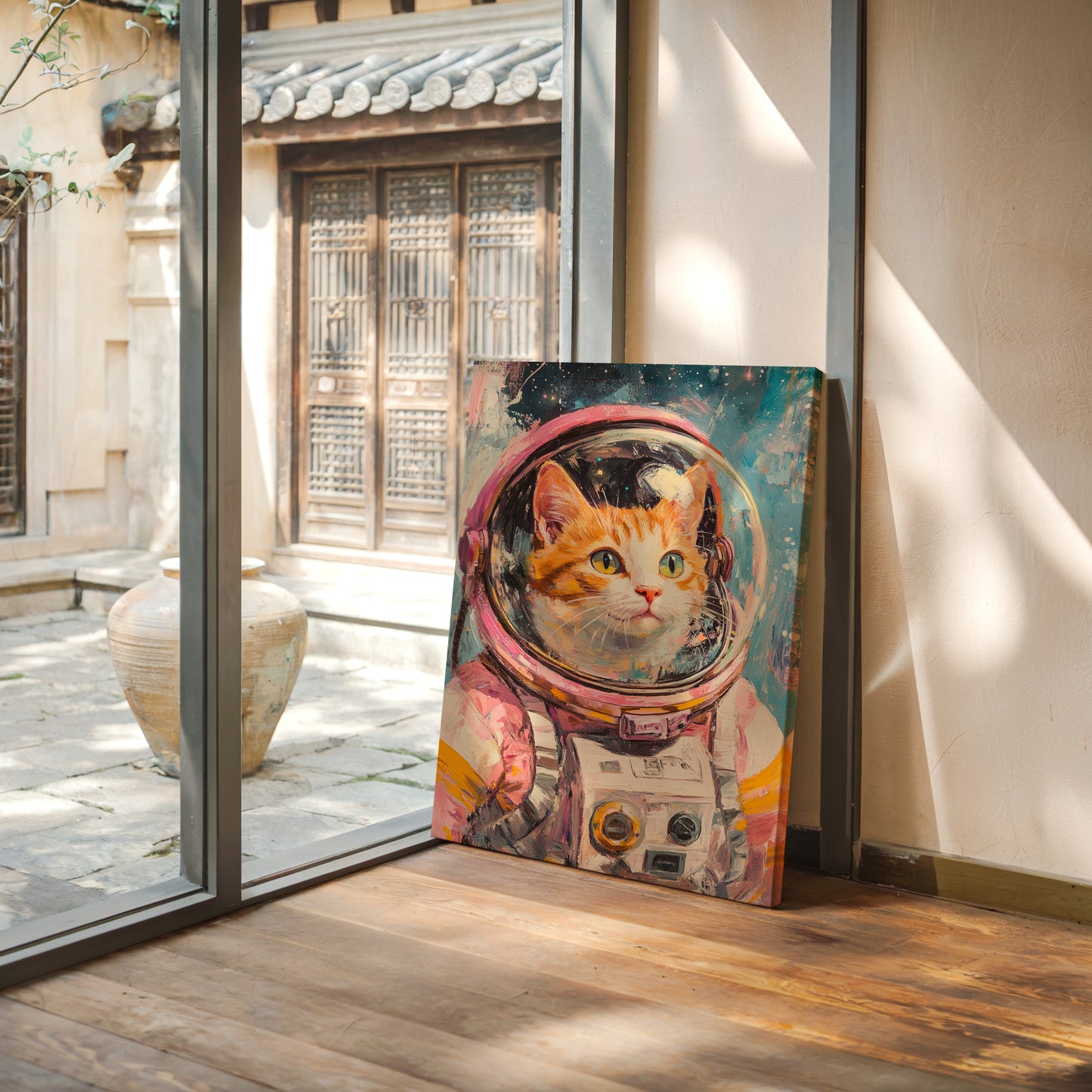 Galactic Catventure in Pink Spacesuit