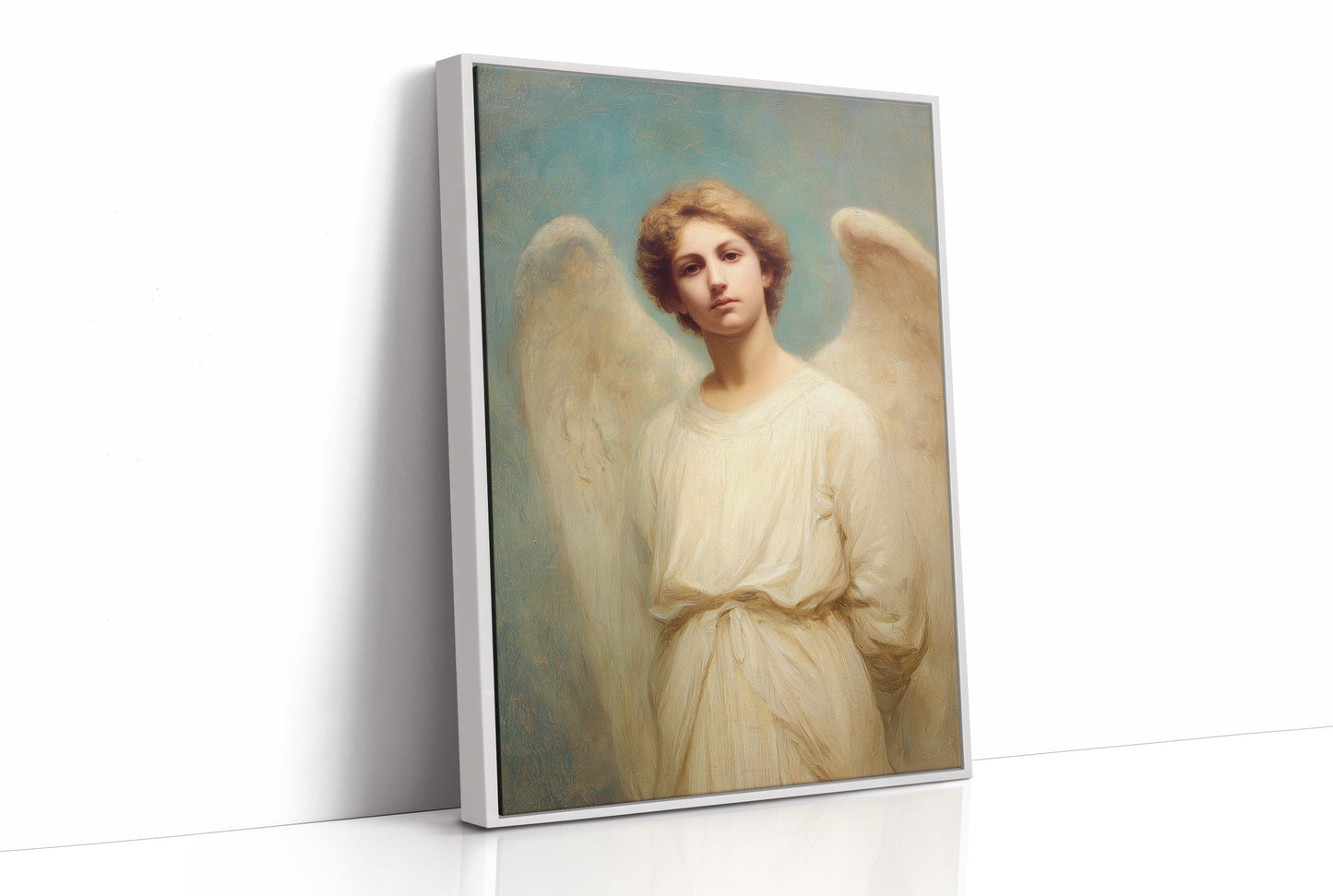 Celestial Guardian in Azure Stillness