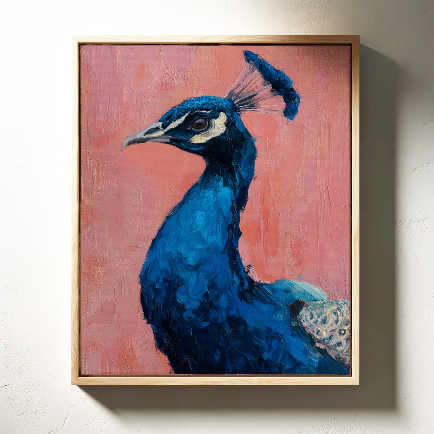 A Regal Gaze in Turquoise