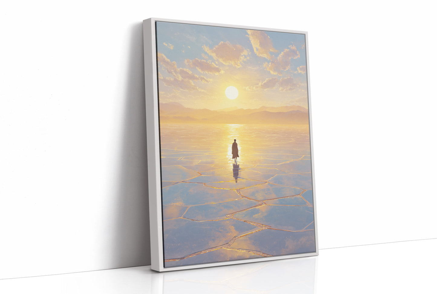 Solitary Pilgrim on Crystalline Horizon