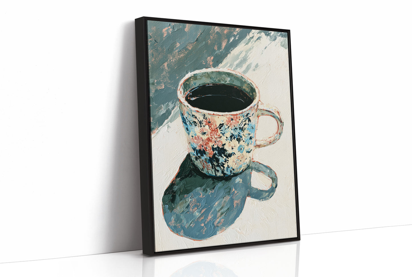 Floral Mug, Long Morning Shadow