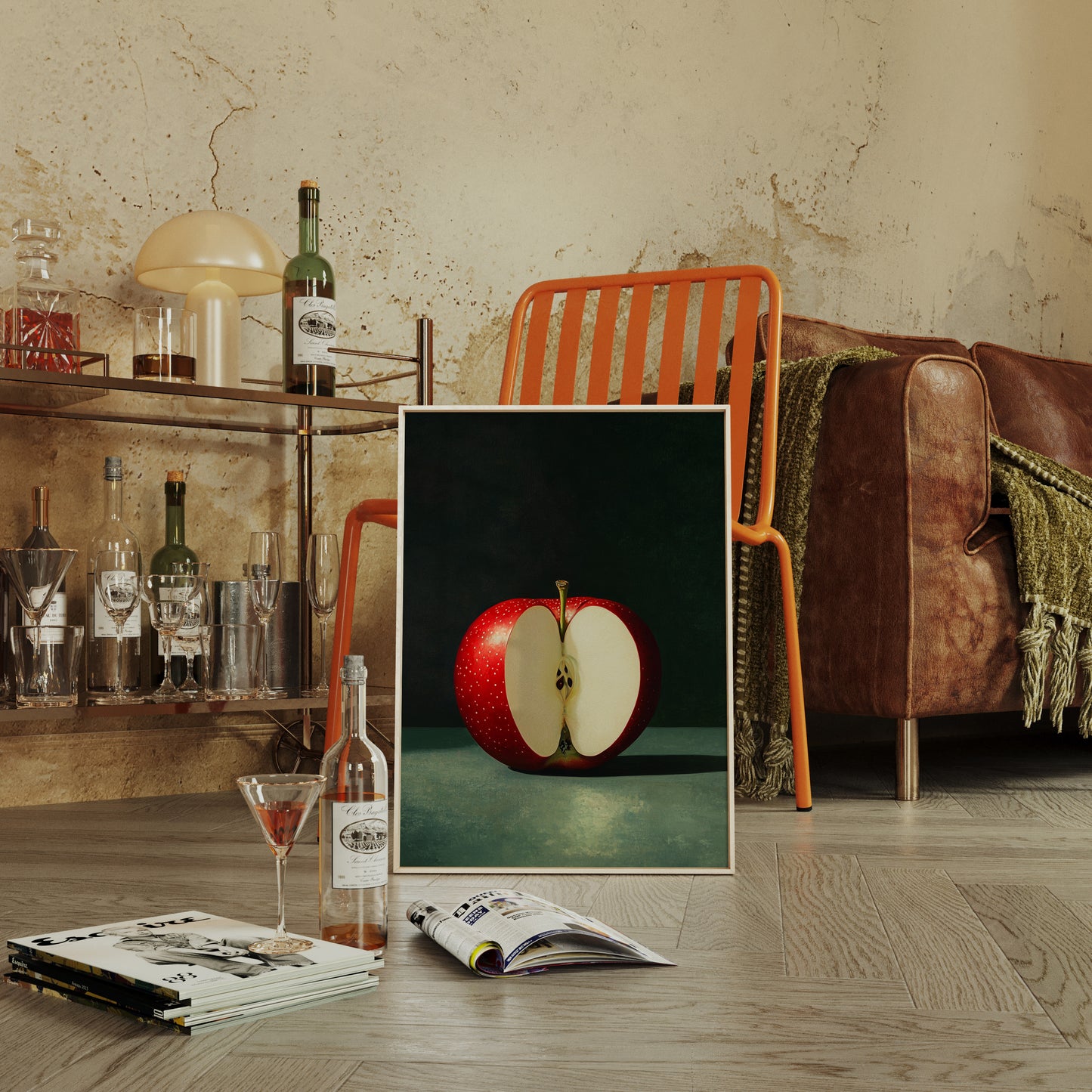 The Apple Divided in Stillness