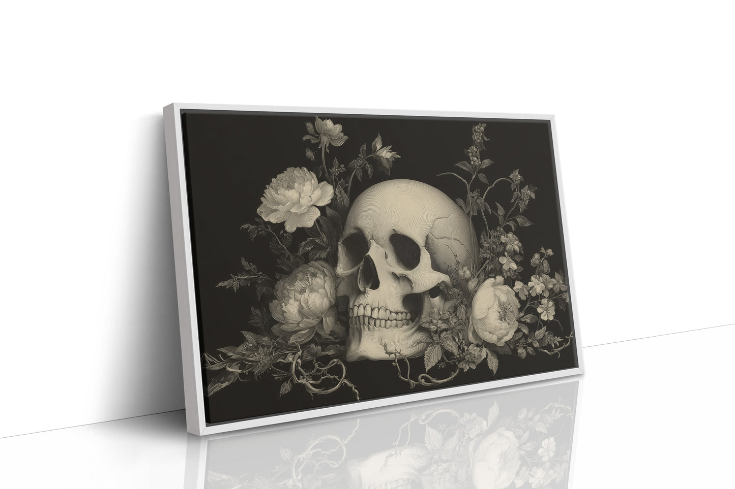 Peonies Bloom In Midnight's Garden