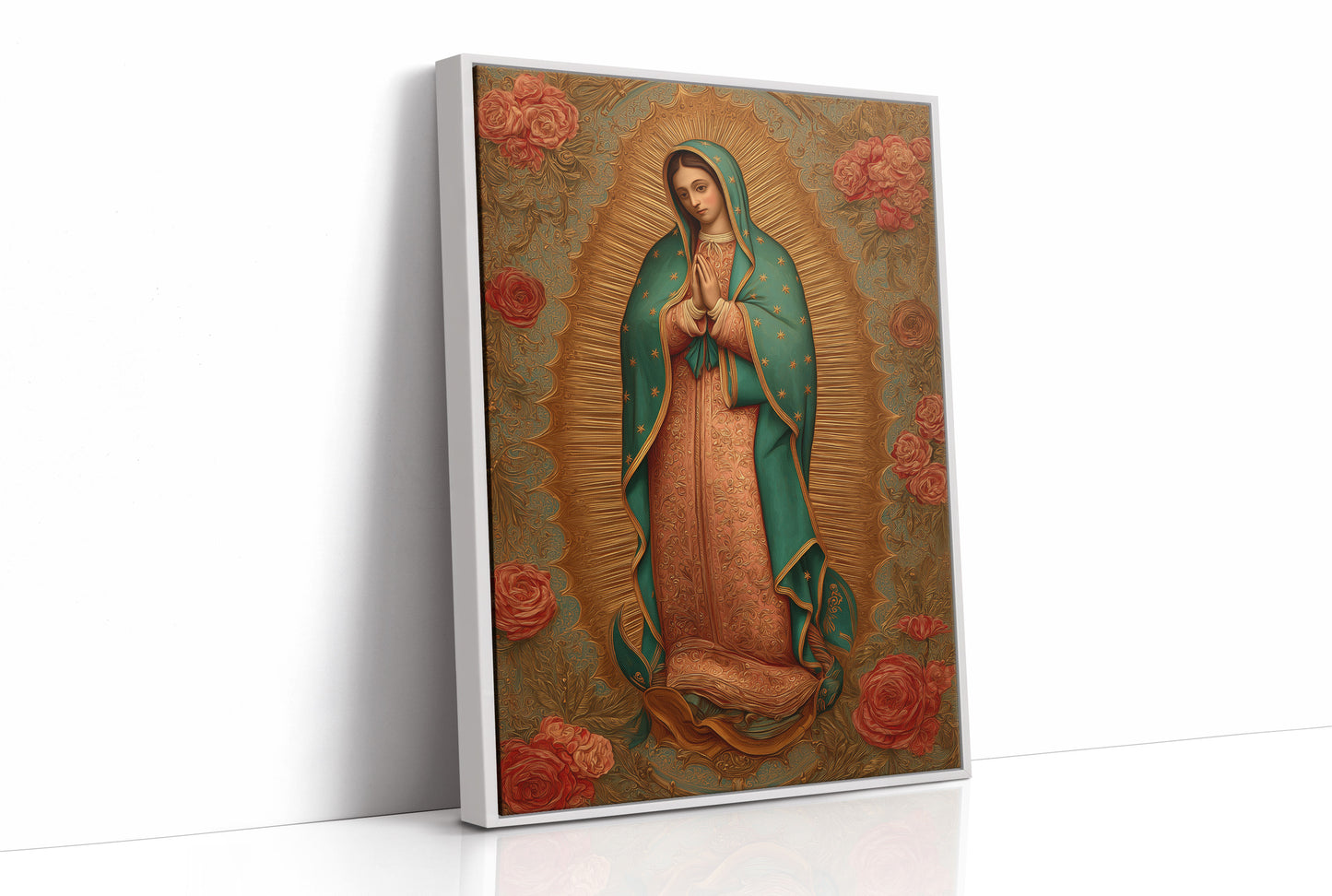 Radiant Devotion Adorned With Roses