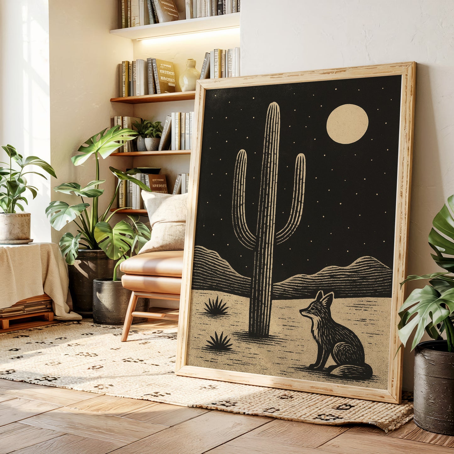 Fox and the Saguaro