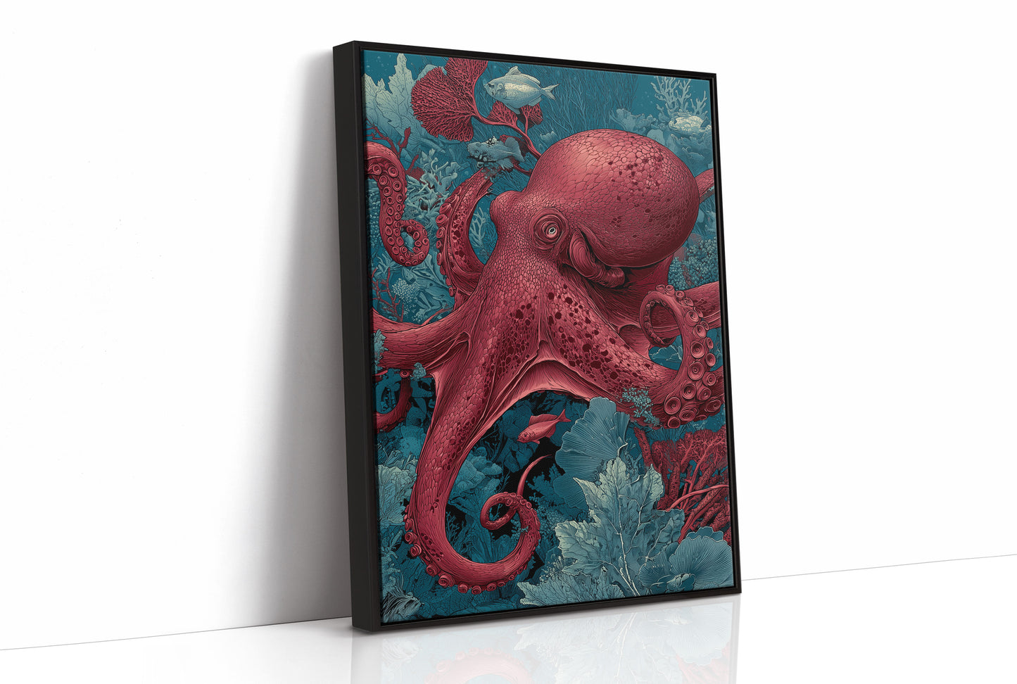 Crimson Depths Octopus