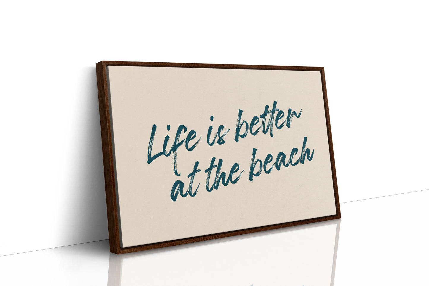 Coastal Wisdom in Brushed Teal