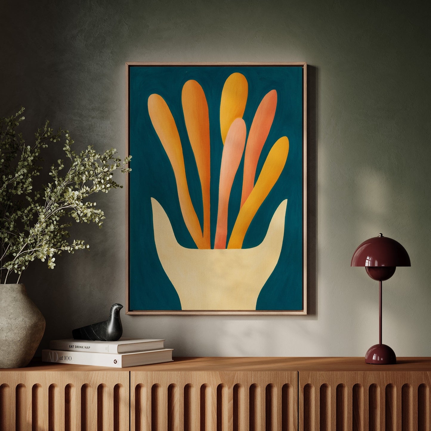 Sunlit Fingers Reach For Sky