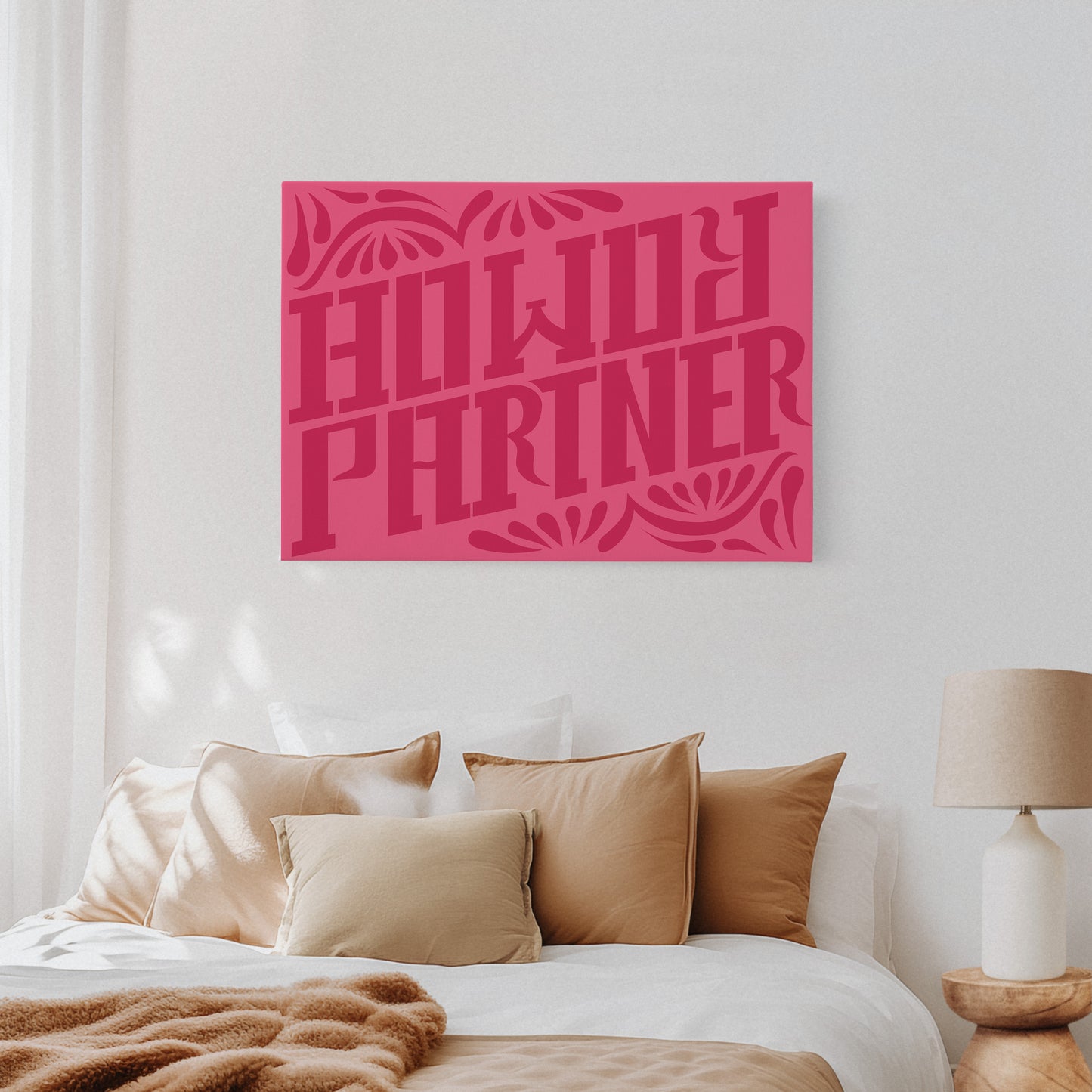 Howdy Partner in Playful Pink Western Style