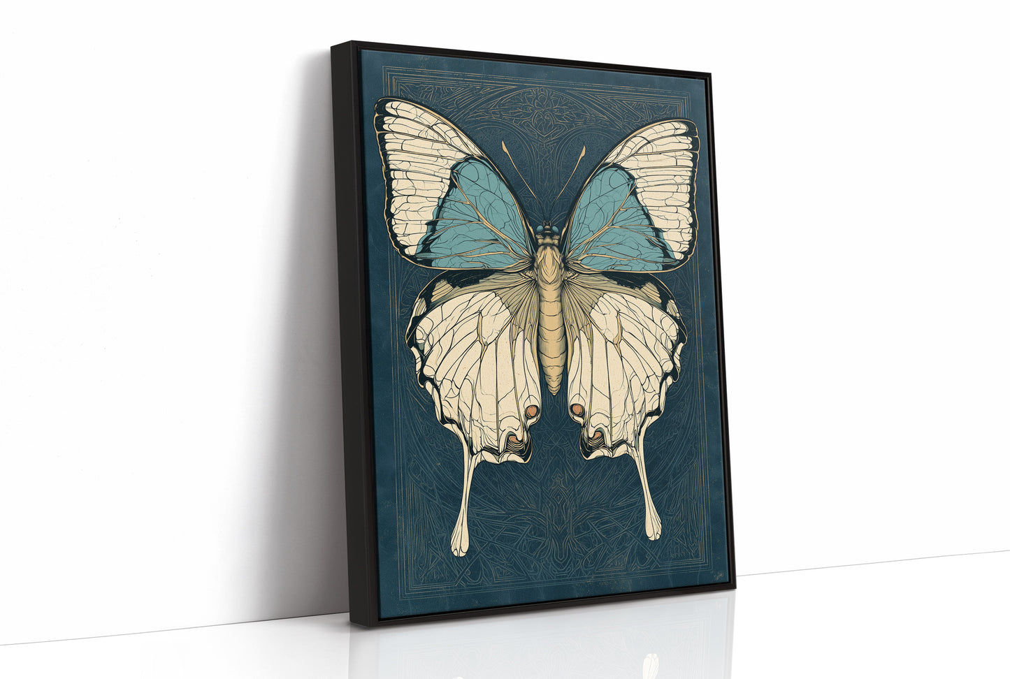 Swallowtail Symmetry: An Art Deco Butterfly Study