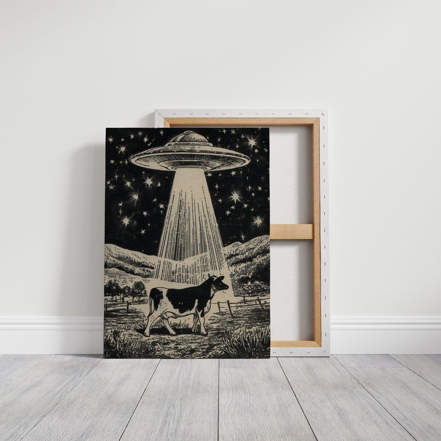 Cosmic Cowboys Meet Starlit Visitors