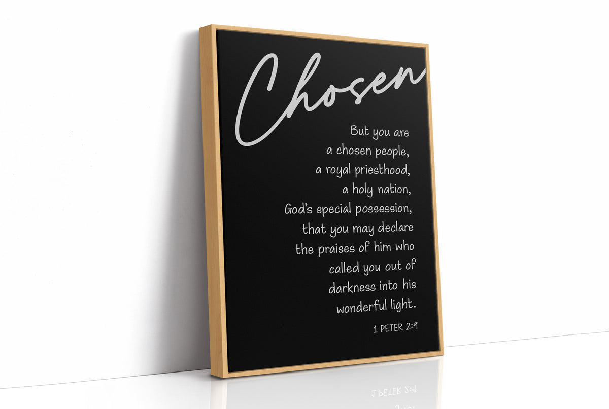 Chosen: 1 Peter 2:9 Scripture Art