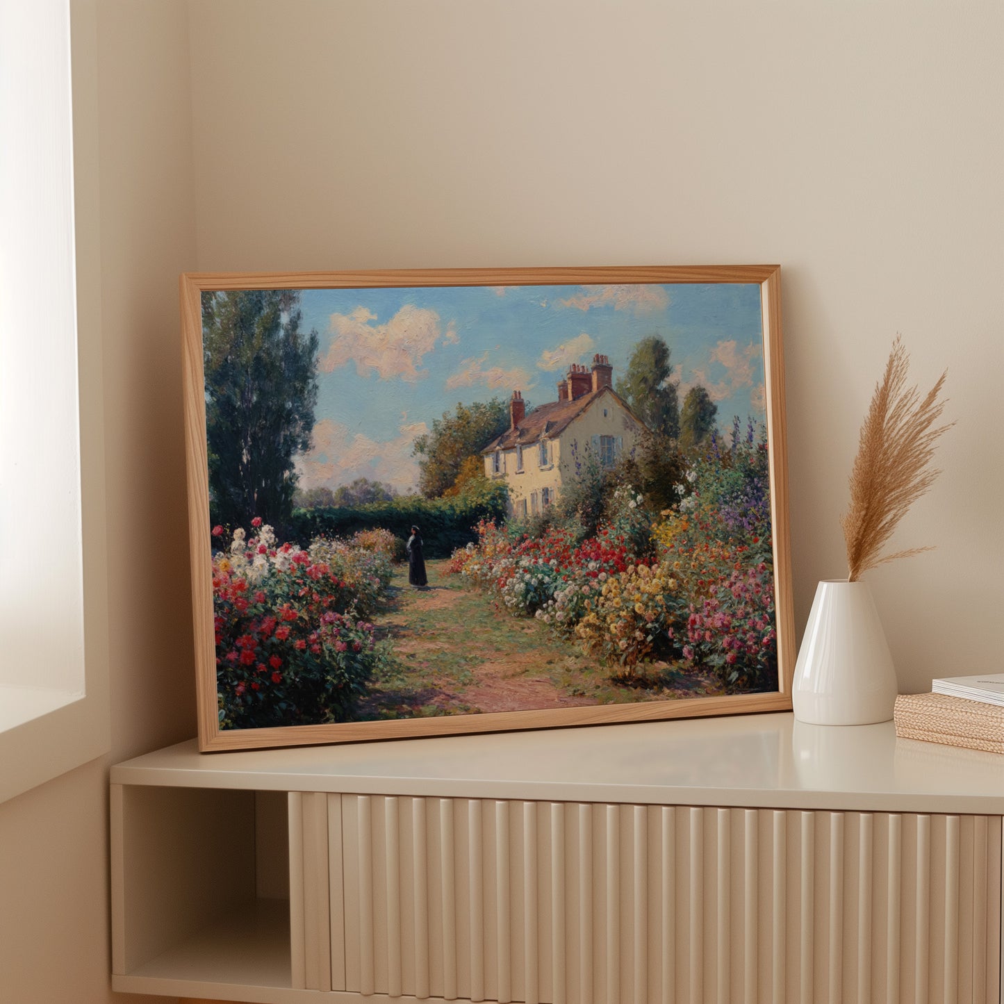 A Path Through Blooming Memories