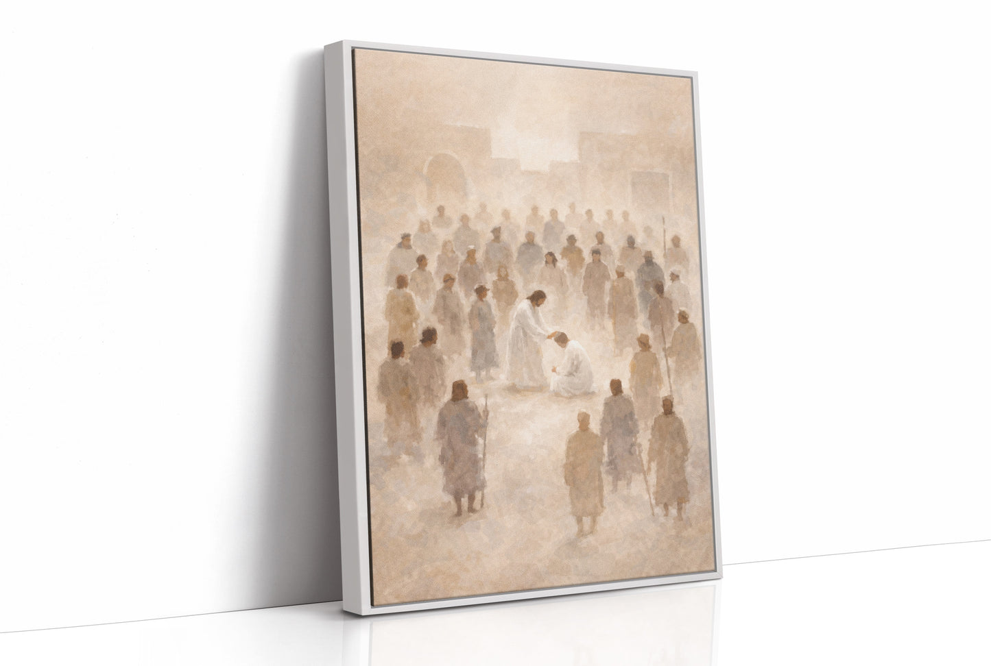 Ethereal Gathering in Luminous Mist