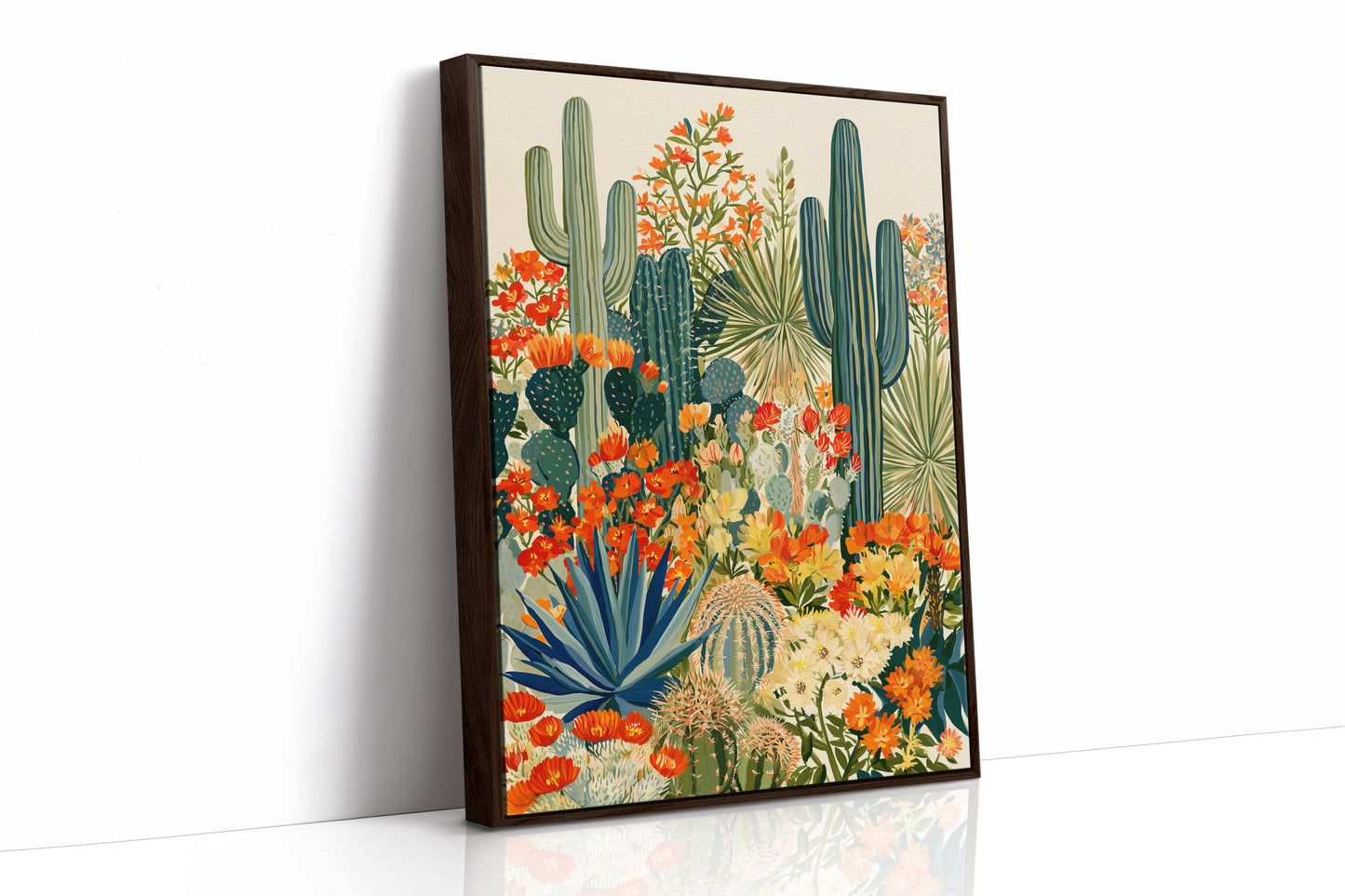 Desert Garden In Full Bloom