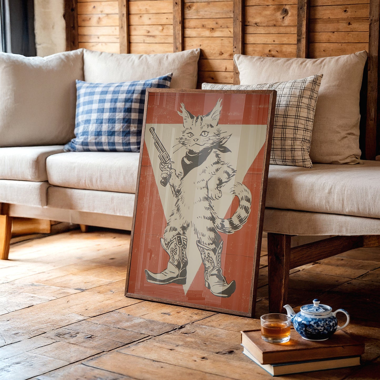 Outlaw Kitten Struts Western Tales