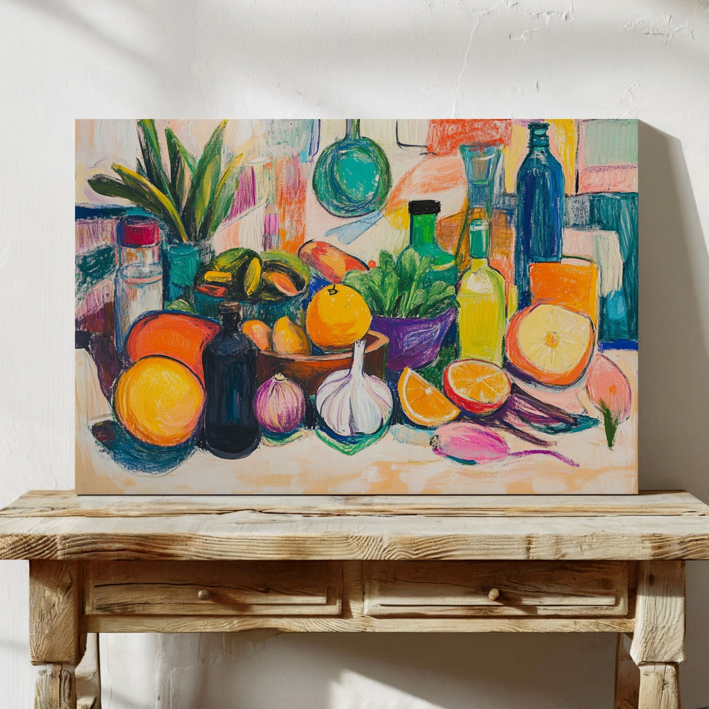 Citrus Dreams In Glass And Green