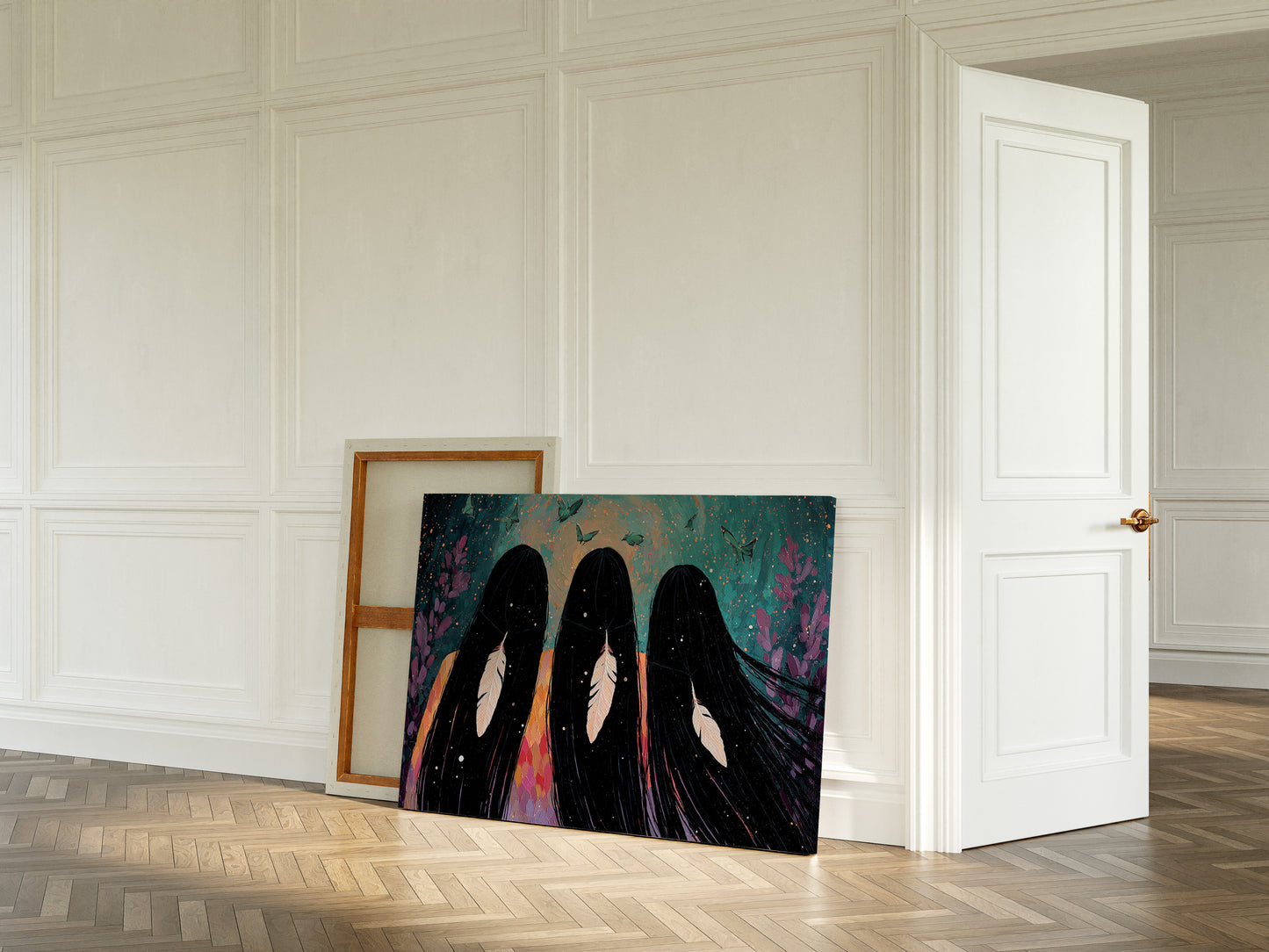 Sacred Feathers Dance With Butterflies