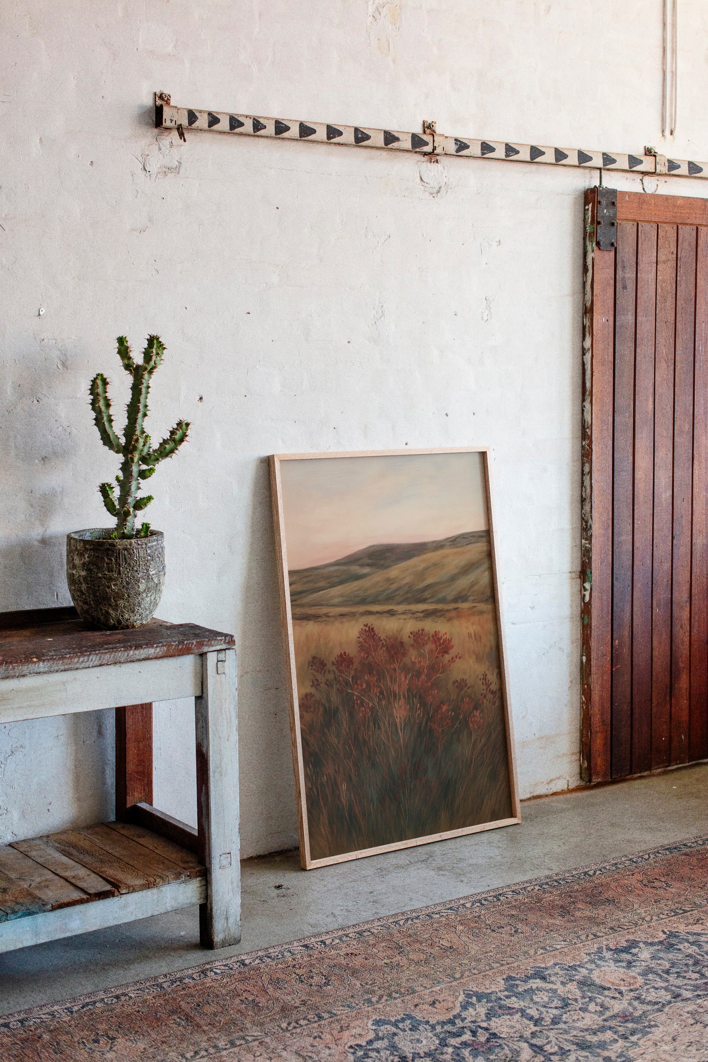 Crimson Sage at Golden Hour