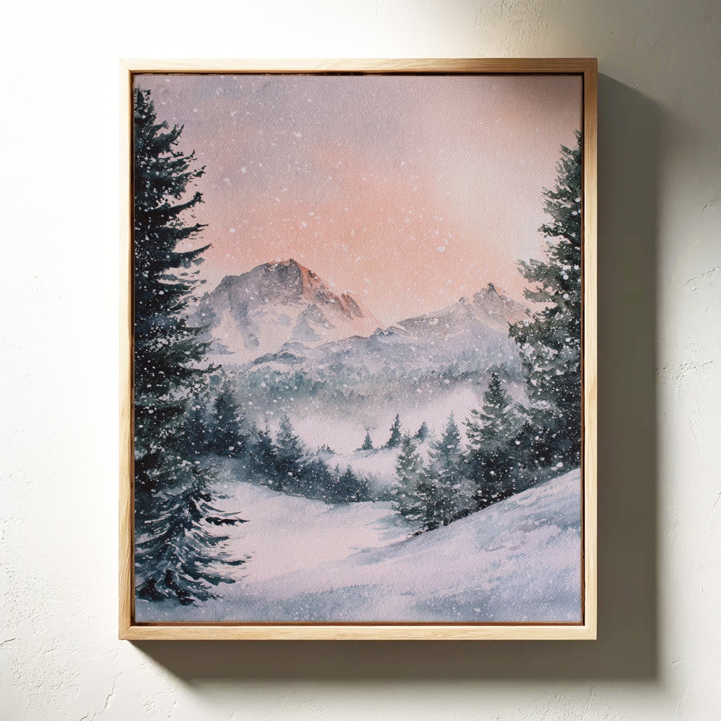 When Mountains Cradle the Snow