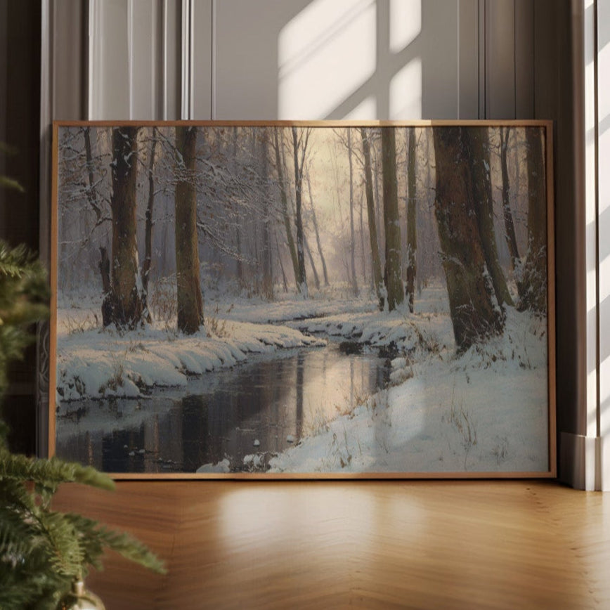 Winter Creek Finds Golden Light