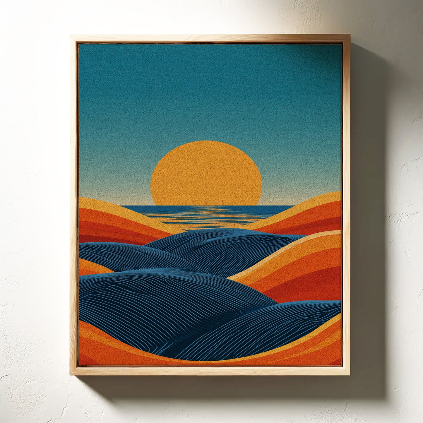 Sunset Over Rolling Dunes