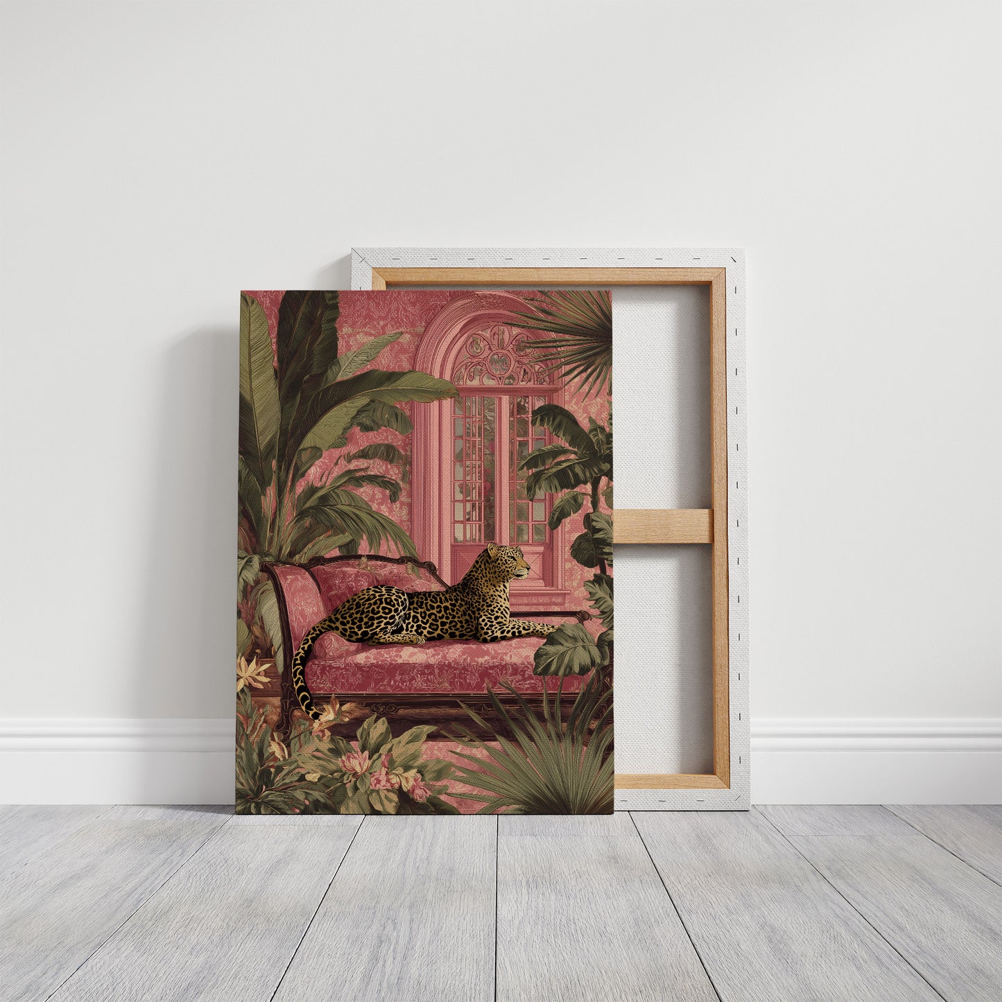 Jungle Royalty On Rose Velvet